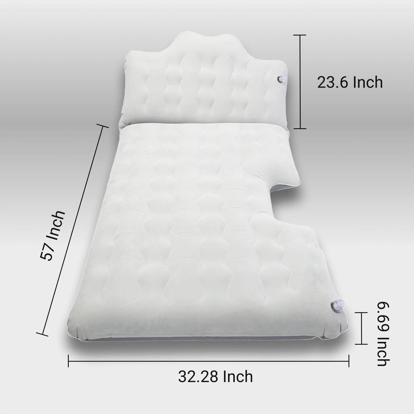 Tesla Cybertruck Inflatable Rear Seat Camping Air Mattress