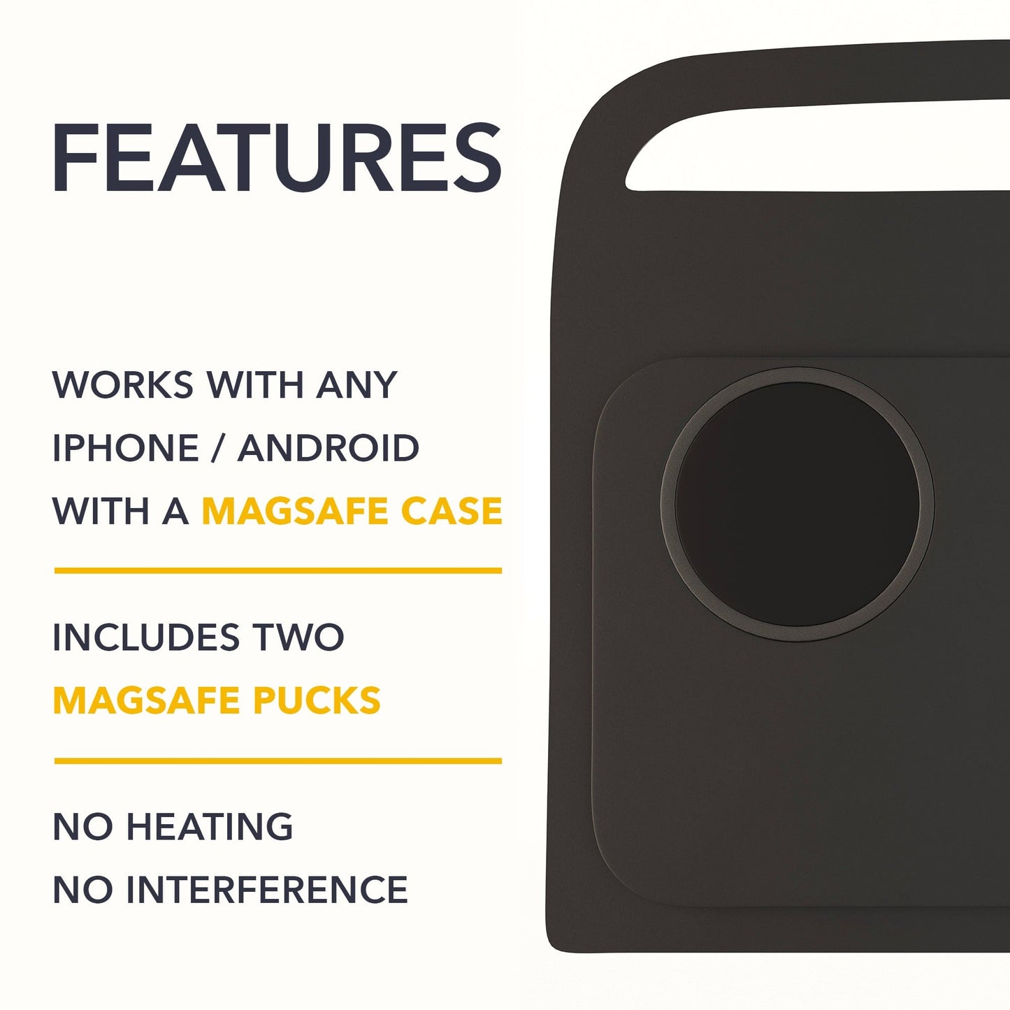 Dual Wireless Charging Pad | Rivian R1T/R1S 2021-2026, MagSafe Compatible Charger