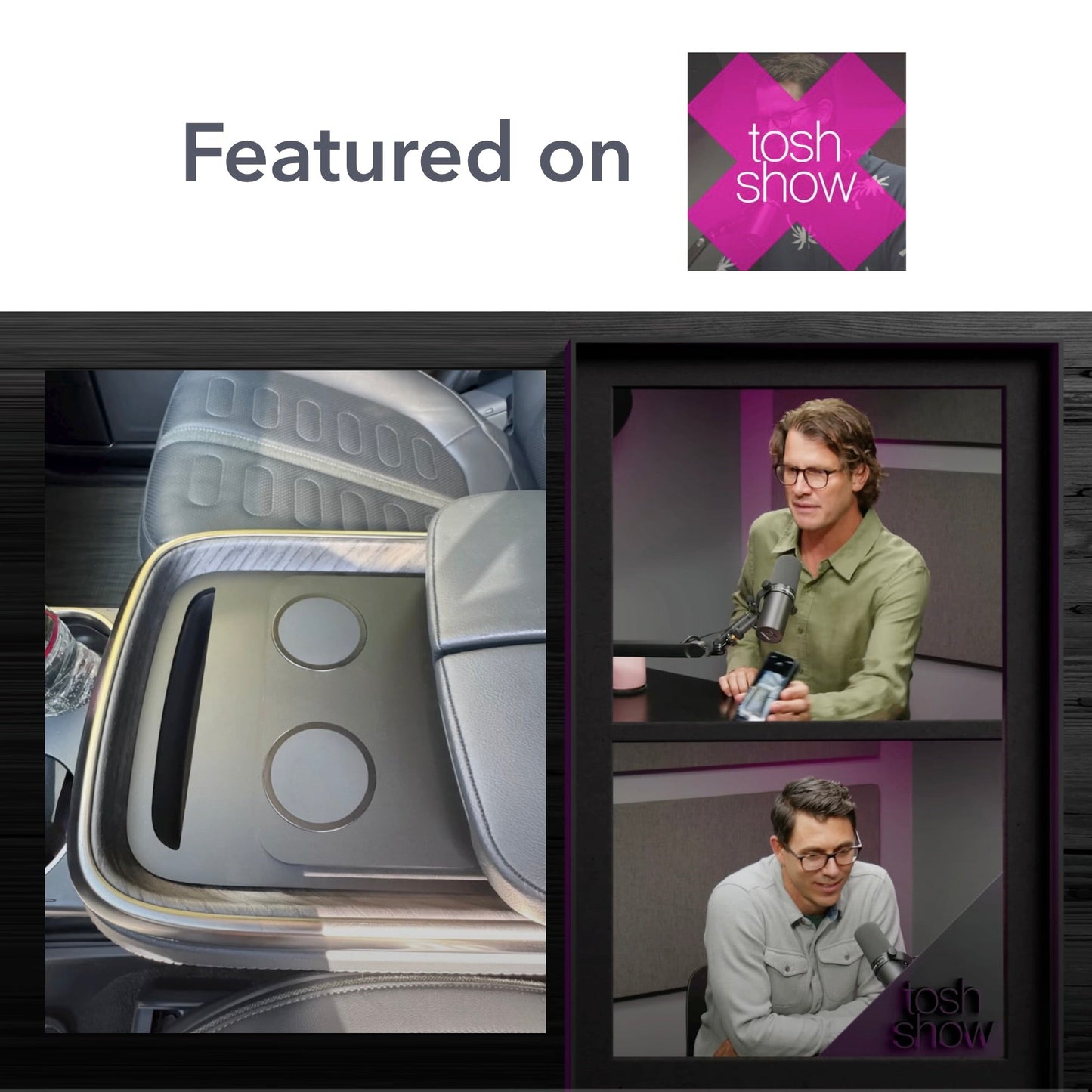 Dual Wireless Charging Pad | Rivian R1T/R1S 2021-2026, MagSafe Compatible Charger