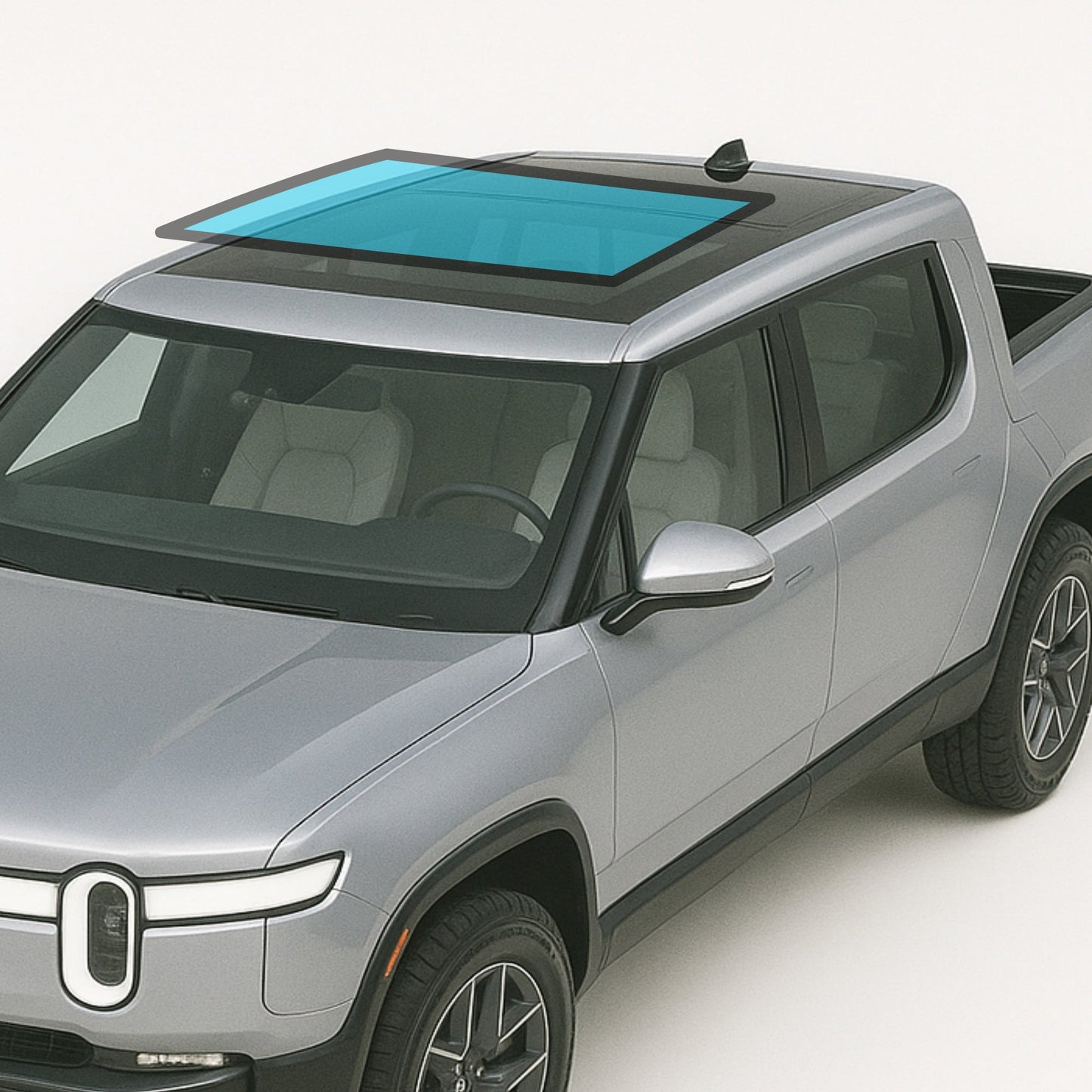 Windshield & Sunroof Protection Film | Rock Chips, UV & IR Defense for Rivian R1S & R1T