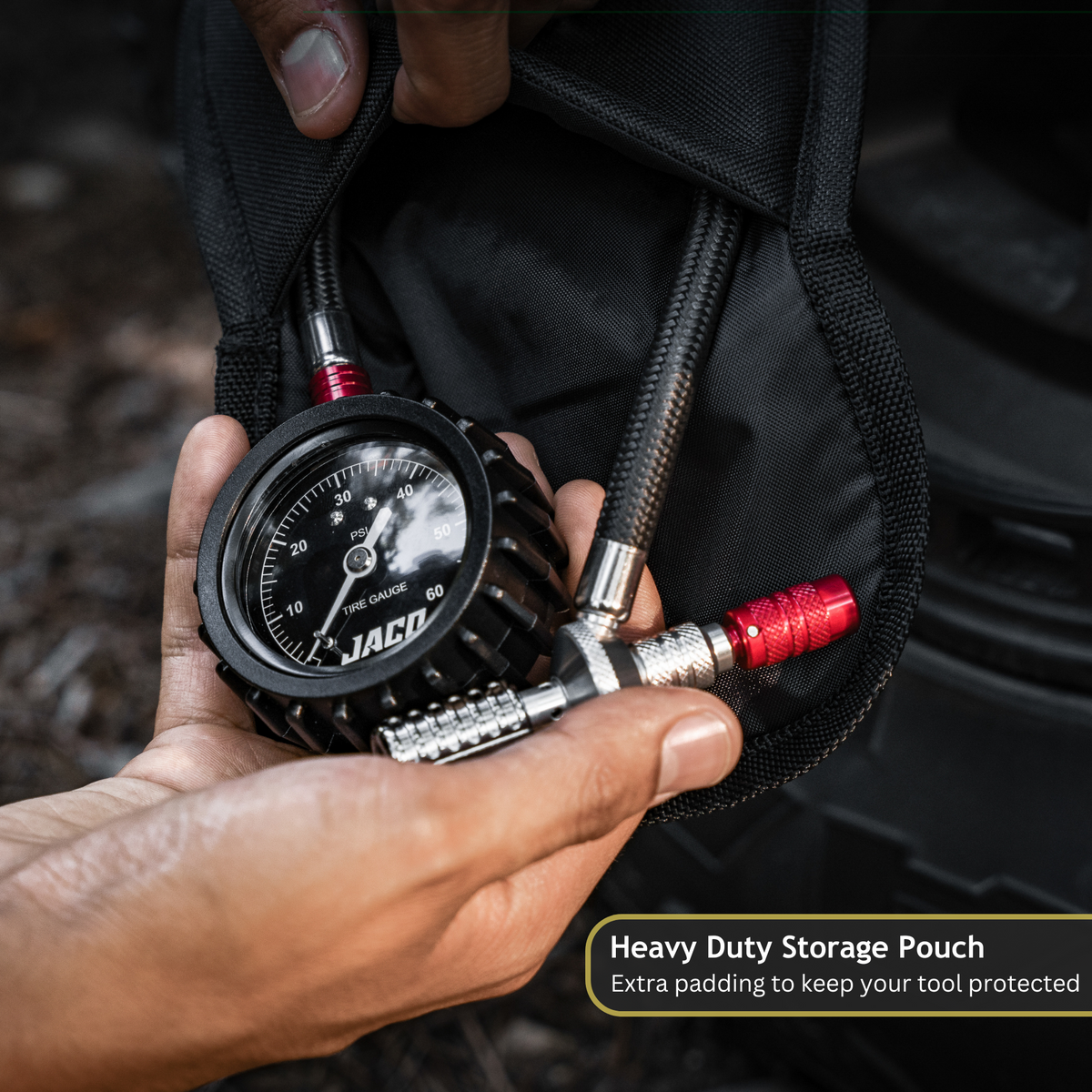 Lightning™ RX4 Tire Deflator with Gauge - 60 PSI | Quick-Connect Rapid Air Down Tool for Off Road 4x4